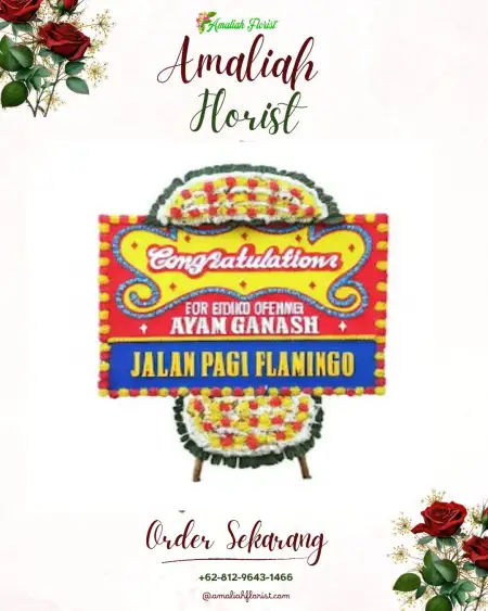 Sewa Papan Bunga Gedung Pernikahan Jonggol